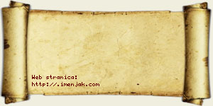 Danica Rajak vizit kartica